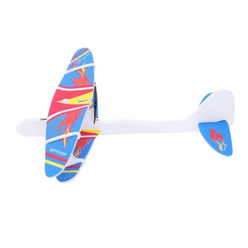 DIY Biplane Glider Foam Flying Rechargeable Electric Airplane Model Toy Children 