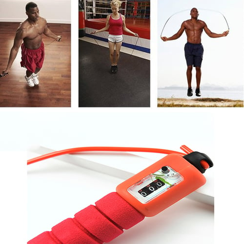 Professional Electronic Counting Skipping Rope Fitness Workout Jumping Gym Rope 