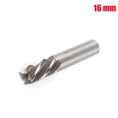 Straight Shank 4 Flutes End Mill Cutter Set for CNC Milling Machine Tool Bit 