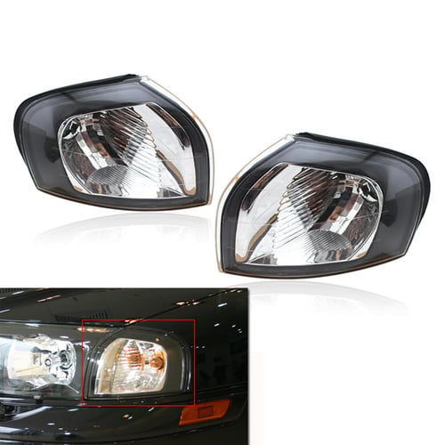 Clear Lens Corner Lights Parking Lamps PAIR fits 1999-2006 VOLVO S80 