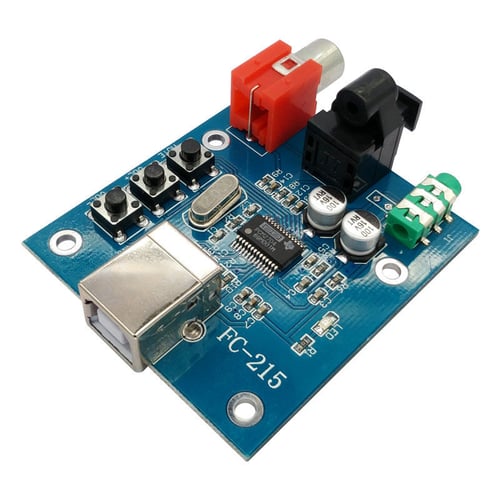 PCM2704 USB DAC USB to S/PDIF 3.5mm Analog Output Sound Card Decoder Board 