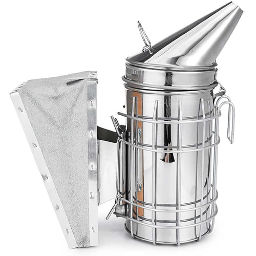 Bee Hive Smoker Stainless Steel for Beekeeping Equipment Tool Accessories 
