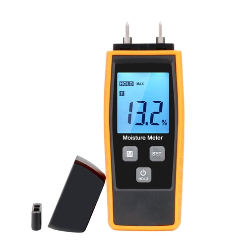 LCD Damp Meter Digital Moisture Detector Wood Brick Humidity Tester Tool Home 