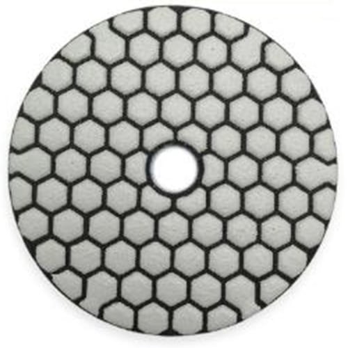 6 Pcs 4 Inch/100 Mm Grit 50 Diamond Dry Polishing Pad Granite Marble Flexib 