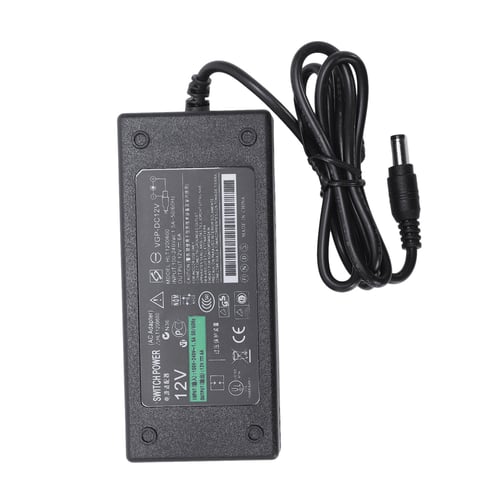 12V 6A Power Supply AC to DC Adapter for LED Light Survilliance Camera 5.5 x 2.5 