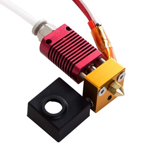 SODIAL Assembled Mk10 Extruder Hot End Kit Replacement Parts for Creality Cr-10 Cr-10S S4 S5 3D Printer 1.75Mm Filament 0.4Mm Nozzle,12V 40W