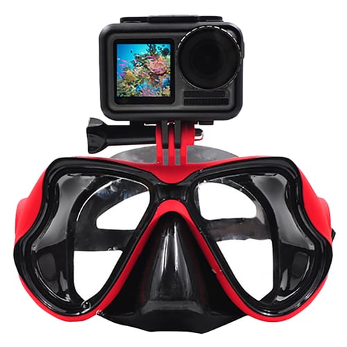 Diving Mask Swimming Goggles Glasses for DJI Osmo Action GoPro Xiaomi Yi Camera 