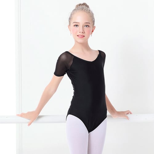 Infant Kids Girl Gauze Leotards Ballet Bodysuit Dancewear Dress Clothes Outfit 
