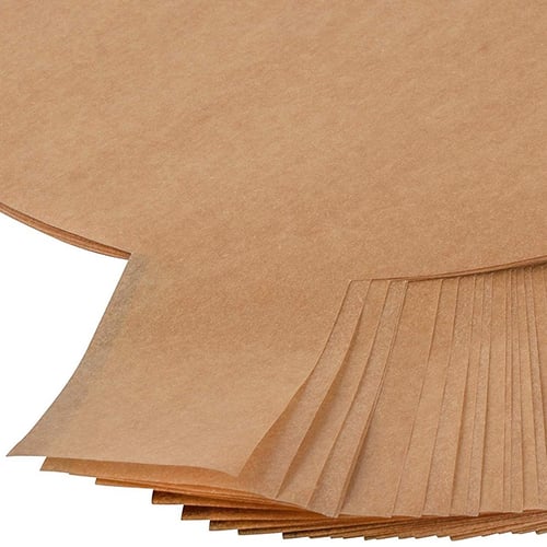 200pcs 9" Non-Stick Unbleached Round Parchment Paper for Baking w/Easy Lift Tab 
