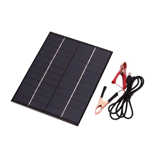 5.5W USB Solar Panel Battery Charger For Phone Car Auto Motorcycle Truck Boat 