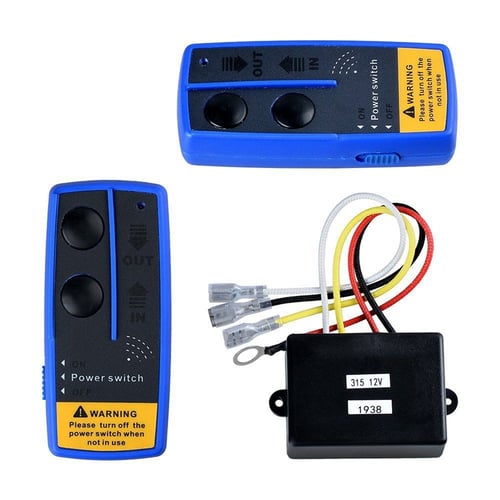 Wireless Winch Receiver Remote for Jeep ATV UTV Truck Set of 12V Winch Solenoid Relay Contactor Relay 