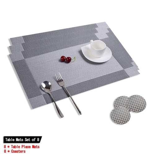 Table Mats Set Of 8 Dining Place, Dining Table Mats Set Of 4