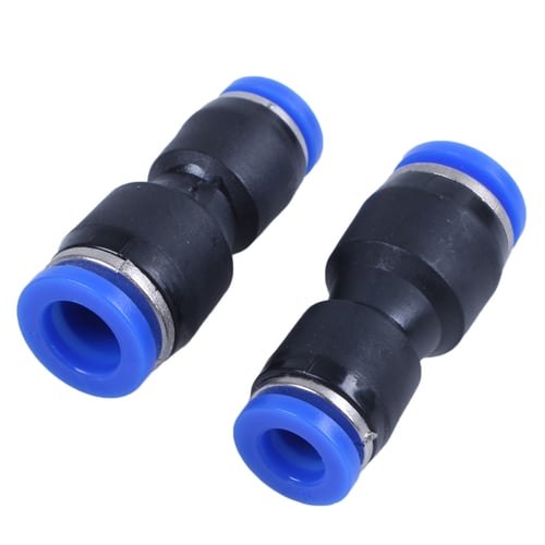 5pcs Pneumatic 8mm to 8mm Straight Push in Connectors Quick Fittings 