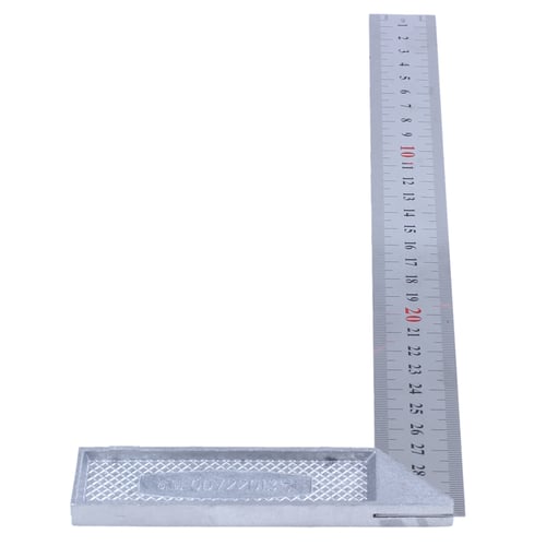 Best 30cm Stainless Steel Right Measuring Angle Square Ruler BE 