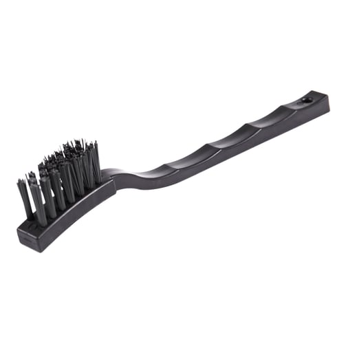 7" Black Nonslip Handle PCB Rework ESD Anti Static Brush Cleaning Tool 2 Pcs 