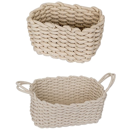 Crocheted Small Basket Storage Container