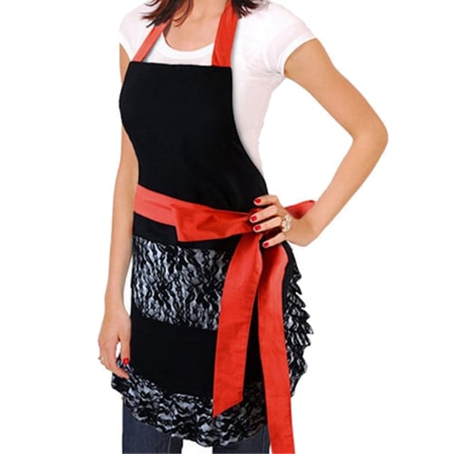Flirty Aprons Womens Sultry Lady in Red Apron