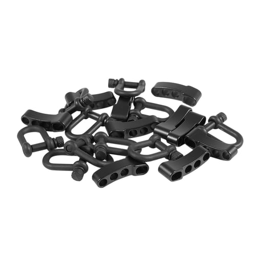 10X Adjustable Stainless Steel U Shaped Shackle Buckle For Paracord Bracelet new 