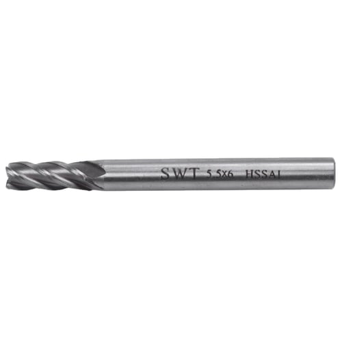 10pcs/set 1.5-6mm HSS Straight Shank 4 Flute End Mill Cutter CNC Drill Bit 