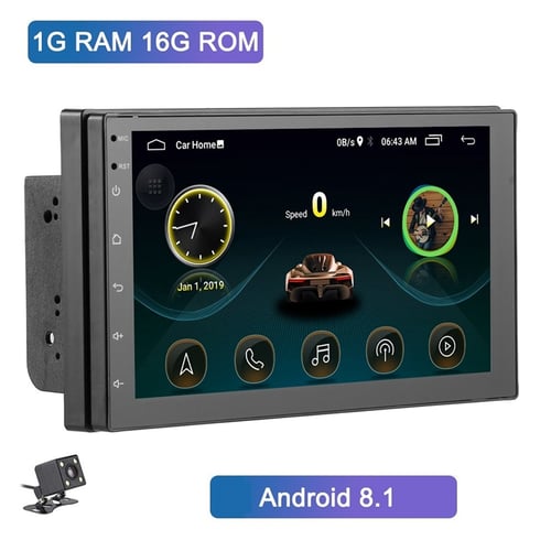 2DIN Android 8.1 7in Radio GPS Navigation Audio Stereo Car Multimedia MP5 Player