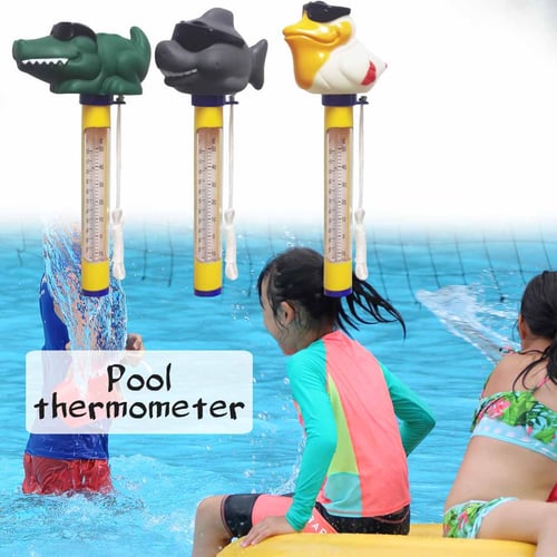 SPA Swimming Pool Cartoon Water Thermometer Indoor and Outdoor use Yellow Fish 