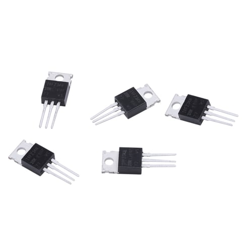 RETYLY 5 Pcs de IRFZ34N 30A 55V Transistor MOSFET Transformador de potencia rapida