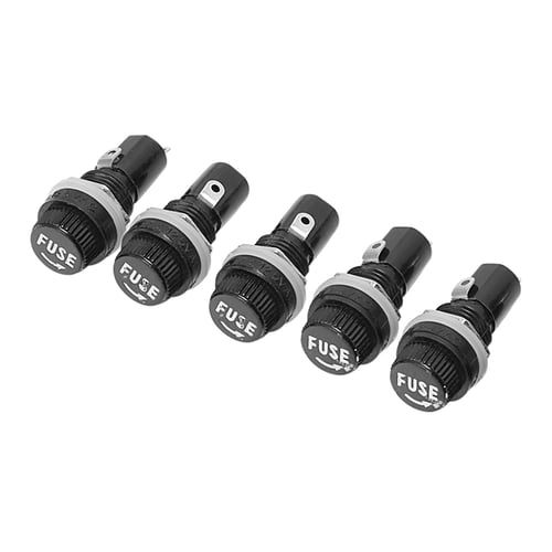10 Pcs AC 250V 13A Electrical Panel Mounted 5x20mm Fuse Holder For Radio Auto 