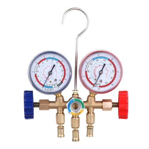 NEW R134a R12 R22 Manifold Gauge Set HVAC AC Refrigeration Test 