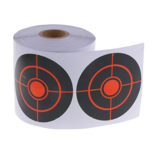 250Pcs Diameter 7.5cm Self adhesive Target Stickers Target Paper For Shooting_C 