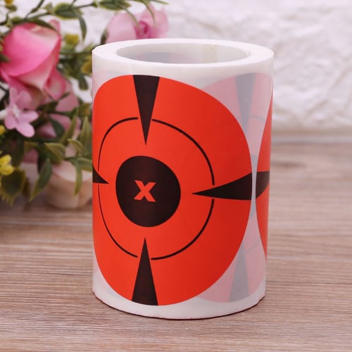 125pcs 3inch Self-adhesive Target Stickers Reactive Targets for Shooting Hunting 