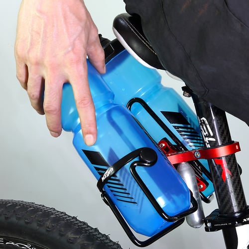Aluminum Bicycle Double Bottle Seat Adapter Adjustable Water Bottle Mount 