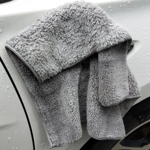 6PCS Ultra Thick Plush Microfiber Towel Cleaning Rag Cloth Polishing Detailing 