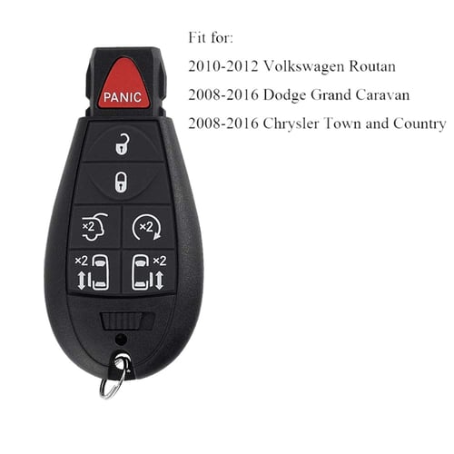 Key Fob Compatible for 2008-2015 Chrysler Town and Country,2008-2014 Dodge Grand Caravan Keyless Entry Remote Replacement M3N5WY783X IYZ-C01C 