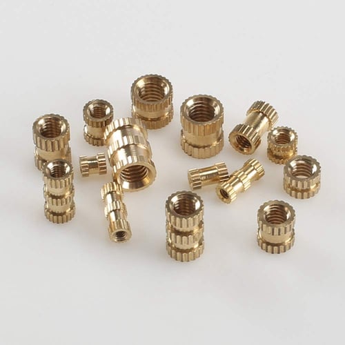 SODIAL M2x3mmx3.2mm Female Threaded Brass Knurled Insert Embedded Nuts 20pcs