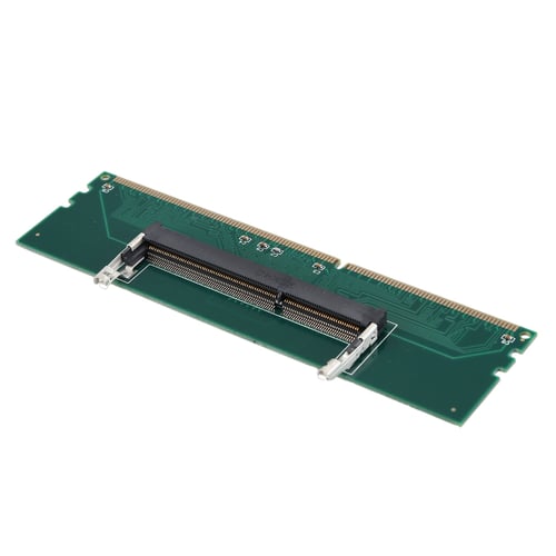 Cable Length: 0, Color: Green Cables DDR3 Laptop SO-DIMM to Desktop DIMM Memory RAM Connector Adapter DDR3