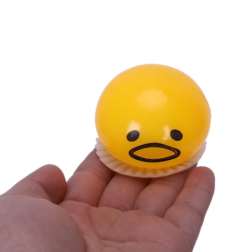 Anti Stress Egg Toy Face Reliever Autism Mood Squeeze Stress Relief Transparent 