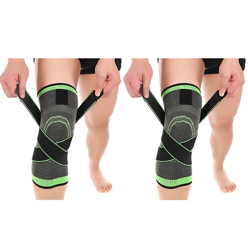 3D Weaving Pressurization Knee Brace Support Protective Cycling Hiking Pad Sport 
