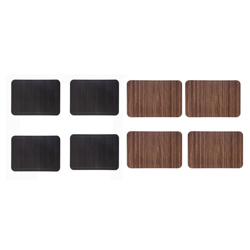 Non-slip Table Placemat Wood Grain Coaster Insulation Pad Mat Home Decor 