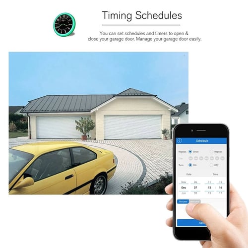 Smart Phone APP WiFi Switch Car Garage Door Timing Opener Remote Voice Control 
