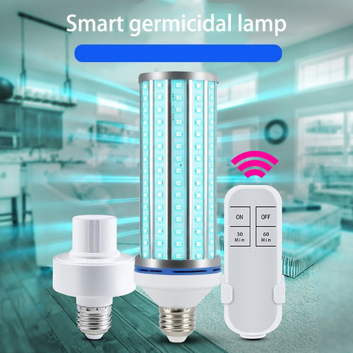 60W UV Germicidal Lamp Ultraviolet Bulb Disinfection Sterilizer Clean Air 220V 