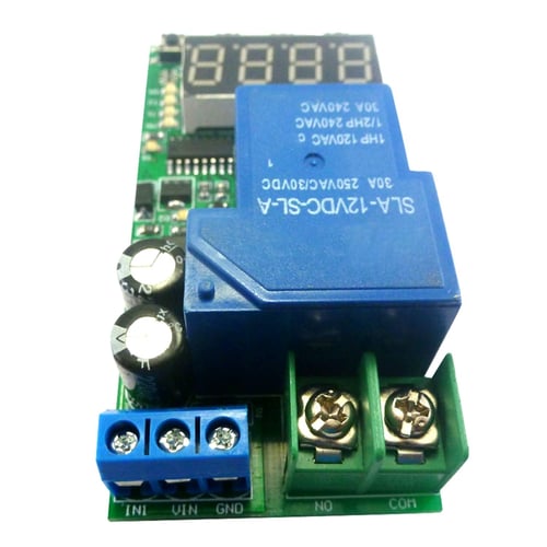 DC 24V 30A High Power Multifunction Delay Timer Switch Turn on/off Relay Module 