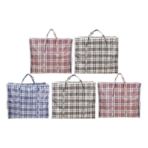 Reusable Extra Large Laundry Storage Bag Shopping Bags Zipped Strong Laundry 