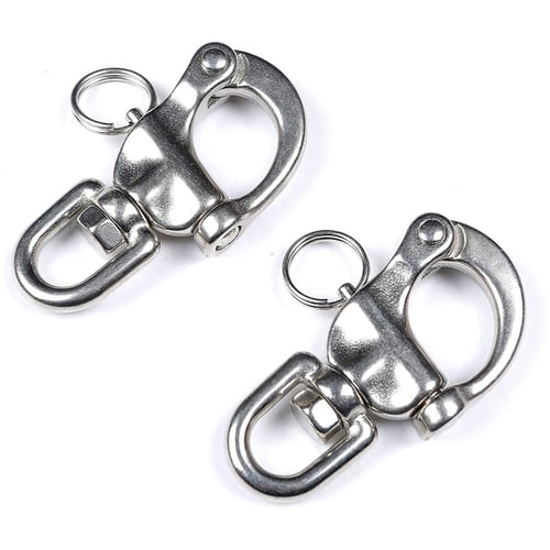 Swivel Snap Anchor Shackle Rigging 304 Stainless Steel Quick Release Eye Bail 