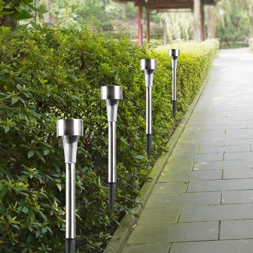 10pcs Solar Power LED Stake Lights Patio Outdoor Garden BEST Lamp Path Lawn 