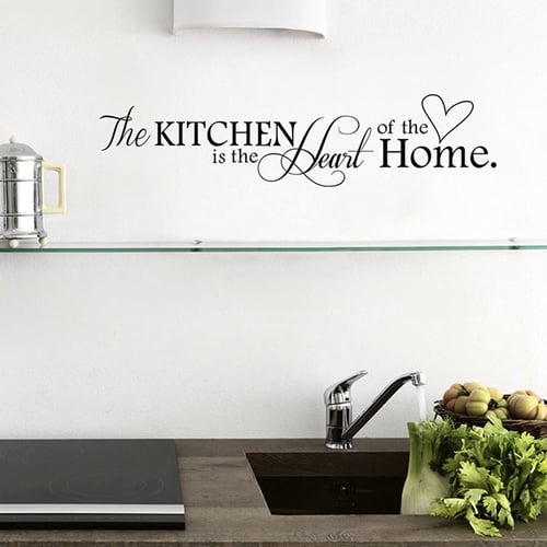 Kitchen Rules wall art sticker home decor dining Room kitchen DIY 