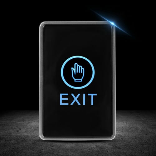 10PCS Exit Push Release Button Door Access Quick Switch Plastic Narrow NO Panel 