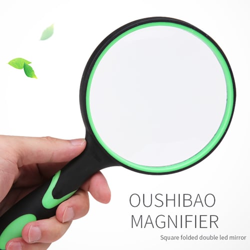75MM Large Magnifying Lens,Non-Slip Magnifying Glass Toy for Kids Toddler,Handled Magnifying Glass for Reading,Close Work,Insect,Science,Hobby Observation 2Pack Magnifying Glass 10X