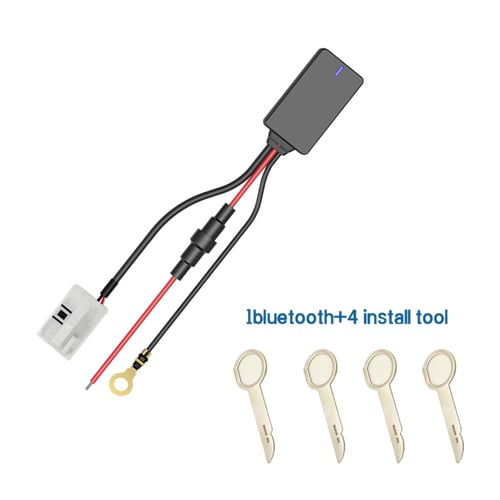 12Pin 12V Bluetooth 4.0 Adapter Aux Cable For Benz W169 W245 W203 W209 W164 W221 
