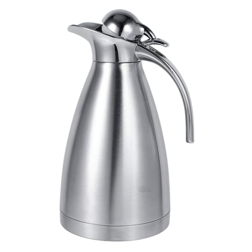 2L Vacuum Insulated 2 Wall Stainless Steel Coffee Pot Milk Tea Jug Water Thermos 