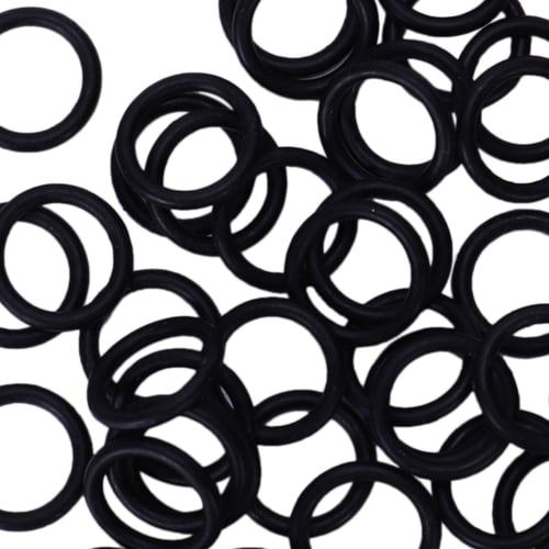 12 Pcs11 mm x 6 mm x 2.5 mm Flexible Nitrile Rubber O Rings Washers 